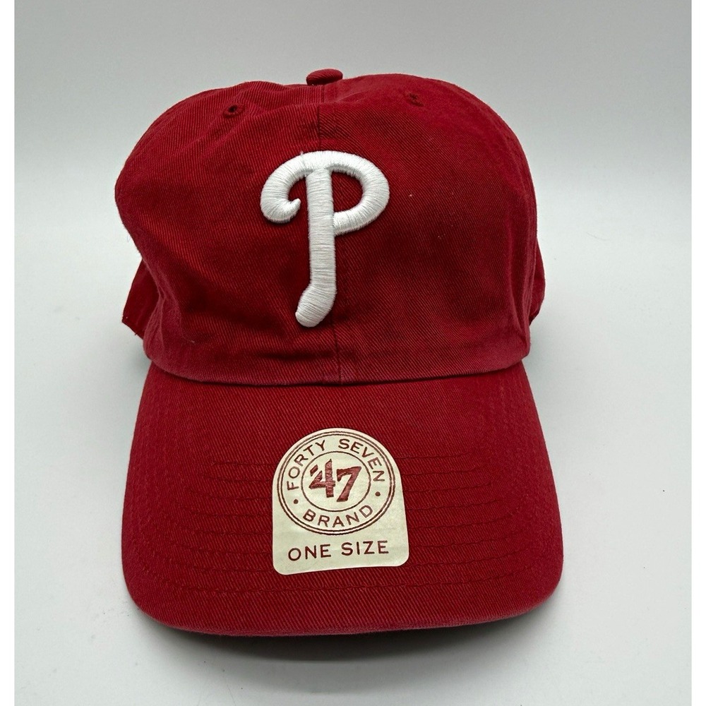 '47 Philadelphia Phillies MLB Cap Red/White Adjustable Strapback One Size